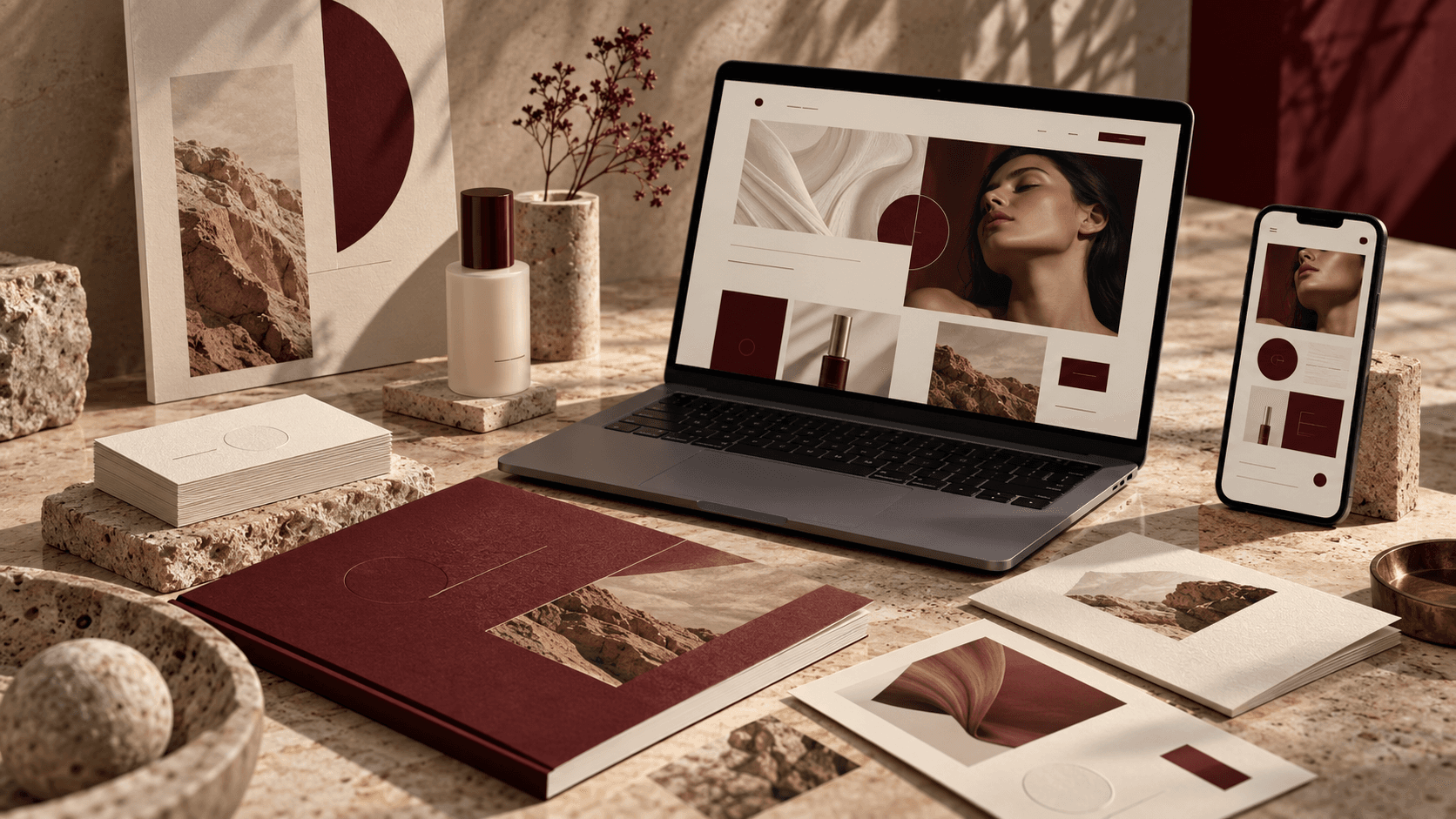 English post — illustrative concept visual