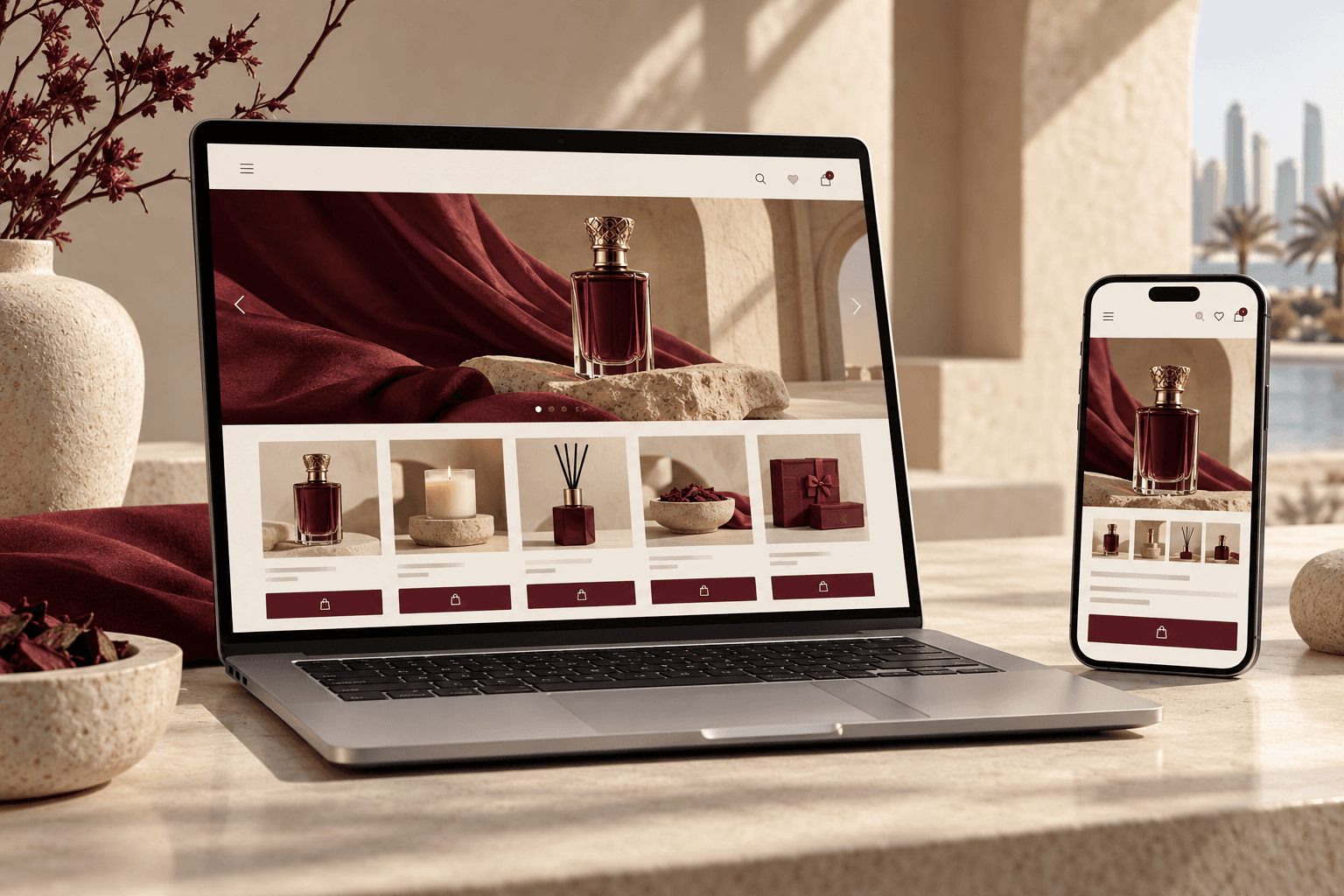E-commerce experience — illustrative concept visual